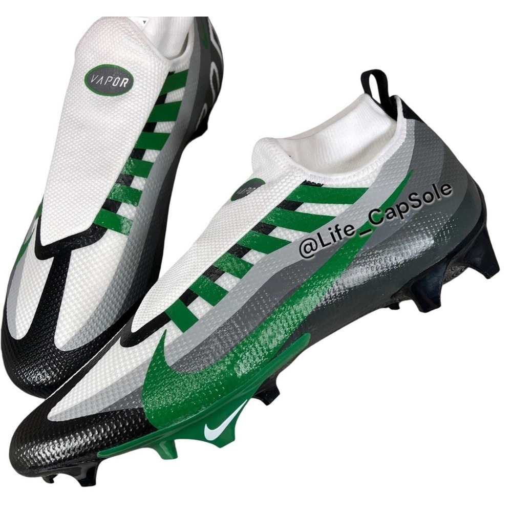 Size 16 Nike Football Cleats Vapor Edge Pro 360 TB Black Pine Green DV0778-005 - Picture 8 of 9